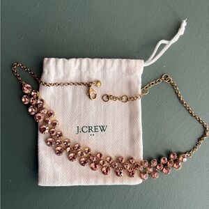 J. Crew Rose Gold Gemstone Necklace